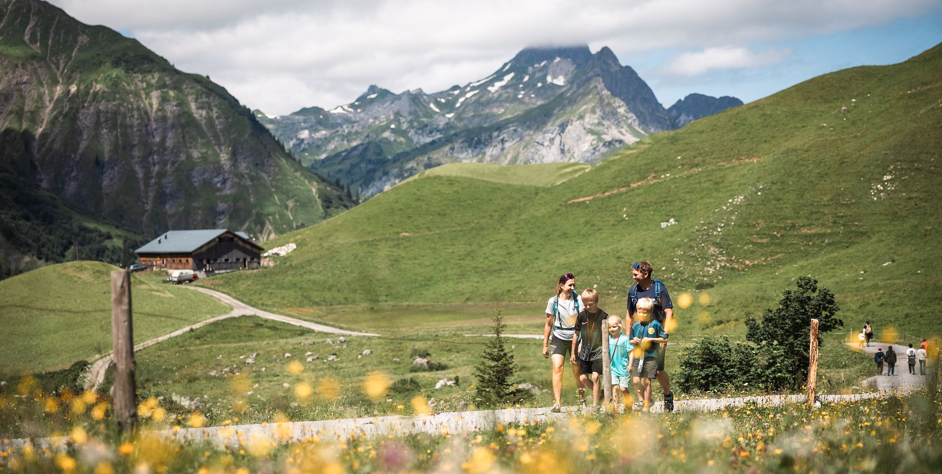Familienwanderung in Warth-Schröcken