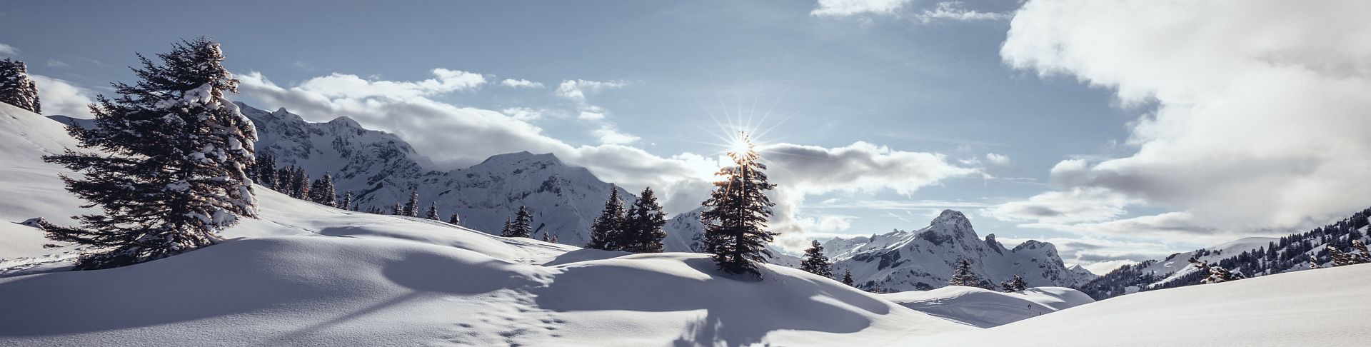 Winterlandschaft in den Ortschaften