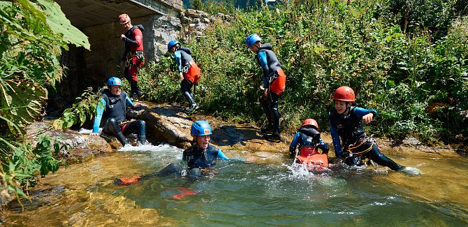 Canyoning in Warth-Schröcken