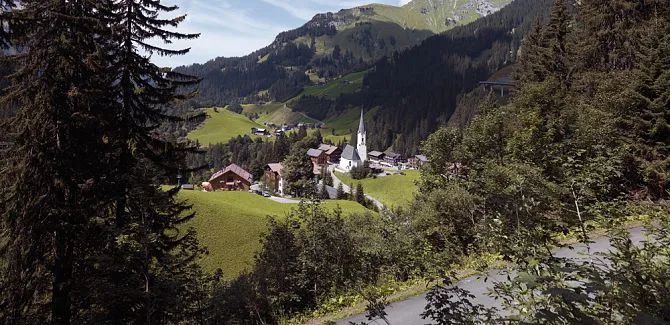 Dorfansicht Schröcken