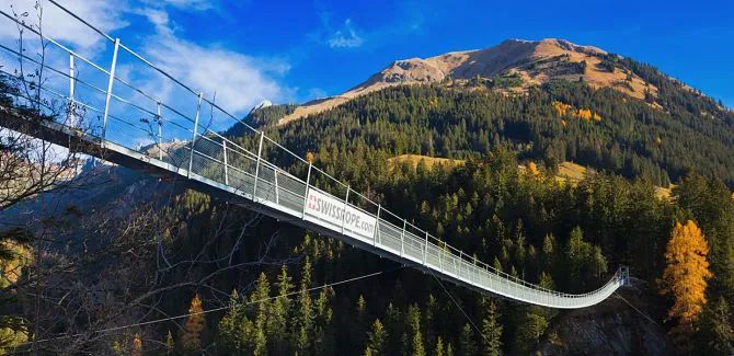 Holzgau Suspension Bridge.