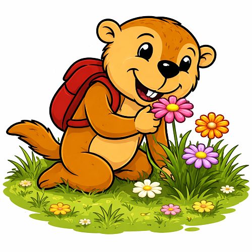 Illustration of the Murmele at each station of the Murmele Pass.