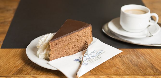 Sachertorte im Berghotel Körbersee