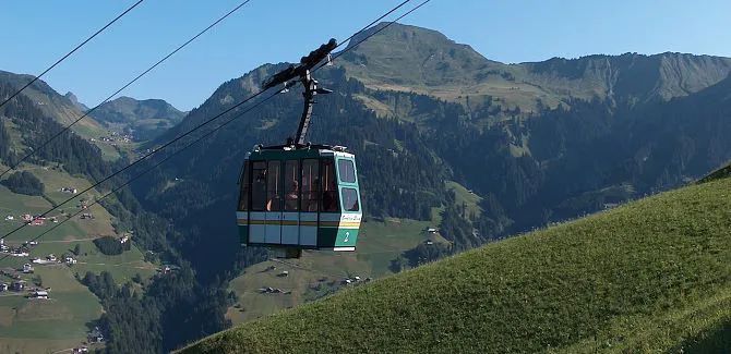 Seilbahnen Sonntag.