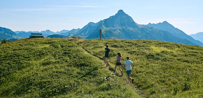 Trailrunning in Warth-Schröcken am Arlberg