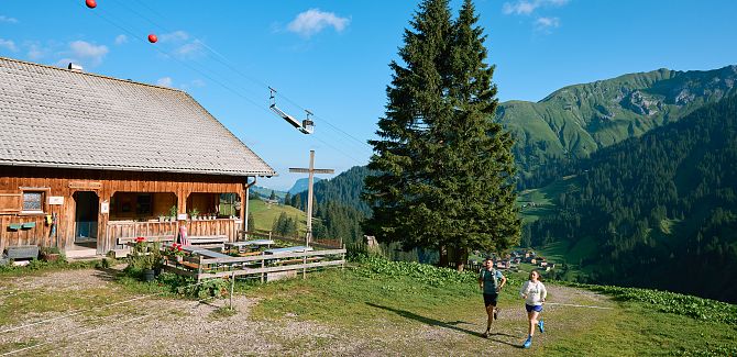 Trailrunning in Warth-Schröcken am Arlberg