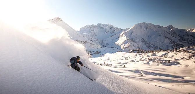 The best Freeride run on the Arlberg