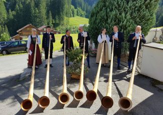 Alphorn group Wartherhorn.
