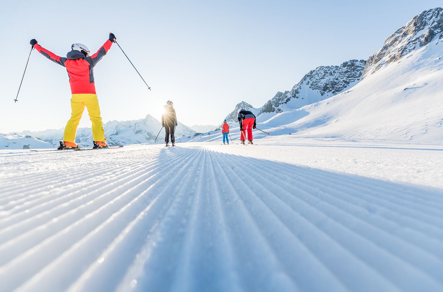 Skiing in Warth-Schröcken