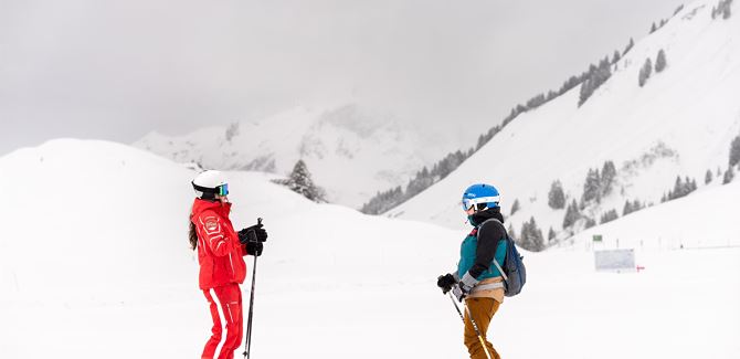 Aufwärmen wie die Profis - Skischule Salober-Schröcken