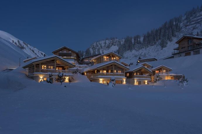 Aadla ein Wintermärchen | Aadla Walser Chalets