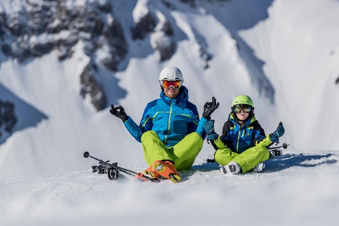 Skifahrer | Aadla Walser Chalets