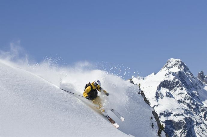 Skifahren im größten Skigebiet Vorarlbergs