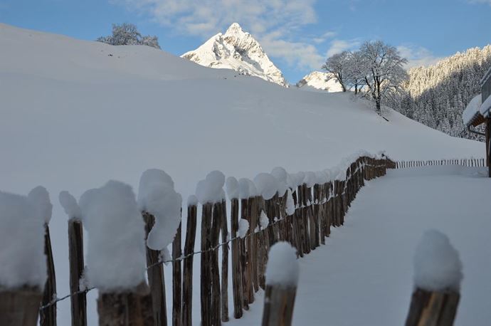 tiefverschneiter Winter