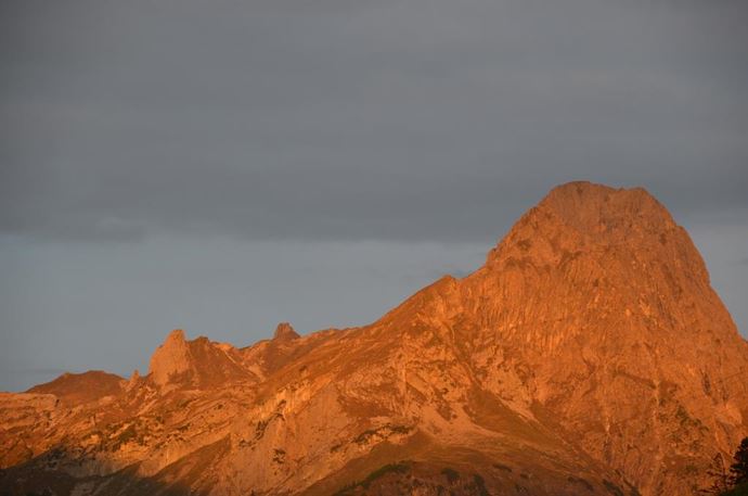Haus Alpenblick-Sonnenuntergang