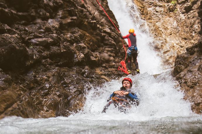 Canyoning direkt vor der Türe