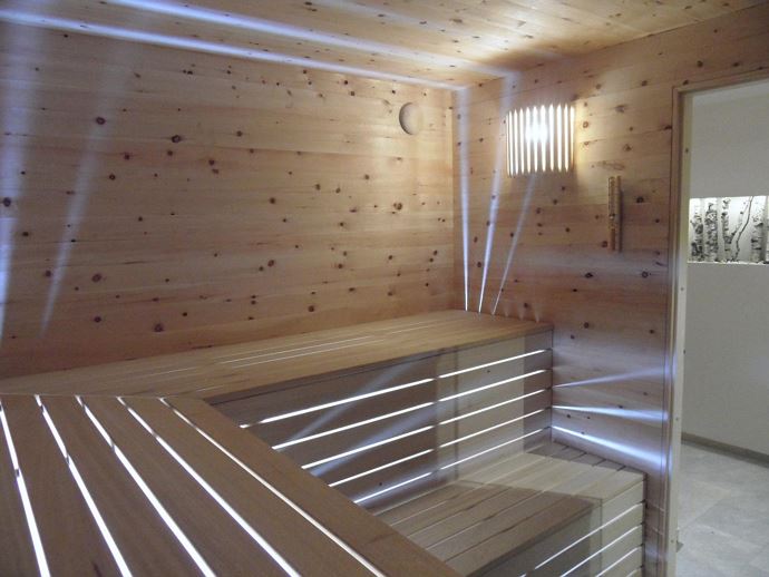 exklusive Suite mit eigener Sauna