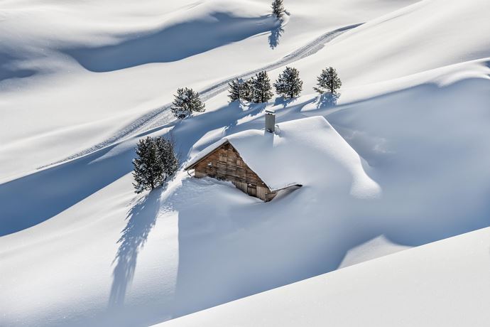 Schnee satt von Dez bis April