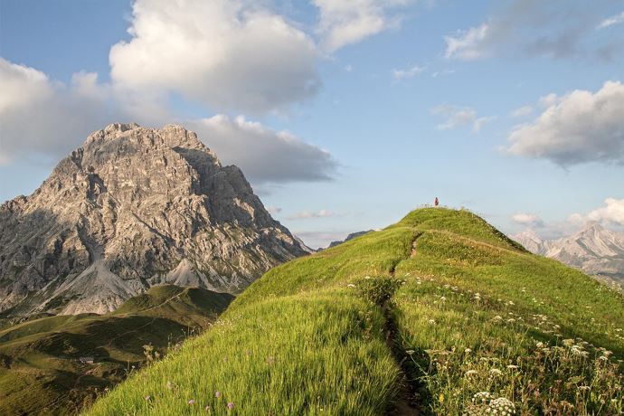 Herrliches Wandergebiet am Hochtannbergpass