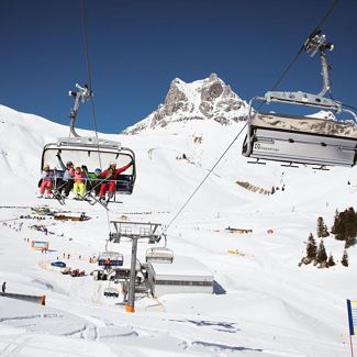 Skilifts Schröcken.