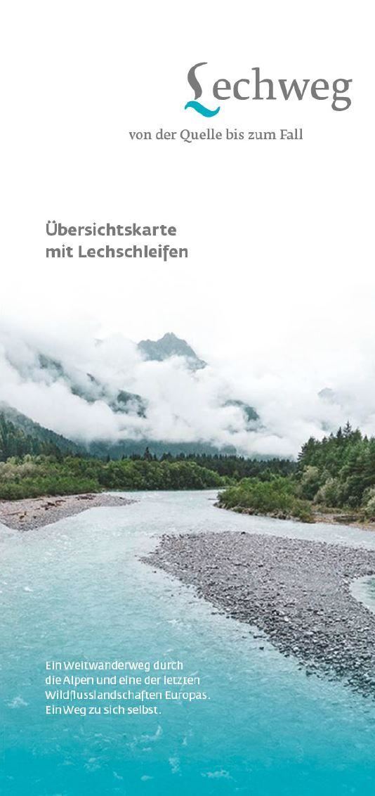 Lechweg Übersichtskarte