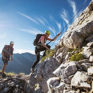 Karhorn via ferrata east ridge.