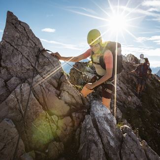 Karhorn Klettersteig Ost- und Westgrat