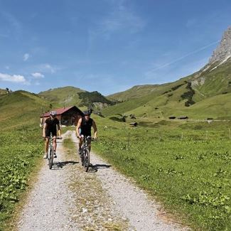 Tannberg Runde 3 mit dem Mountainbike.