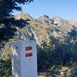 Von Oberstdorf nach Warth mit dem Mountainbike.